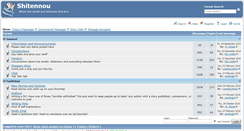 Desktop Screenshot of forums.shitennou.com